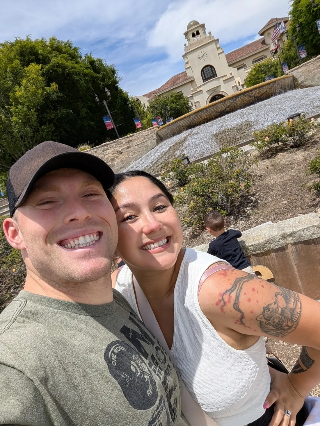 Monique and Nicholas Emerson enjoying family time